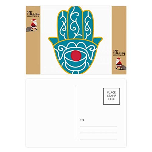 Cartes de remerciement main égyptienne rouge lot de 20 pièces pour correspondance