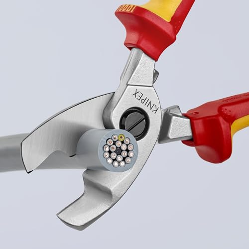 Alicates para cortar cables Knipex 95 16 200 con mangos aislados de 200 mm 7