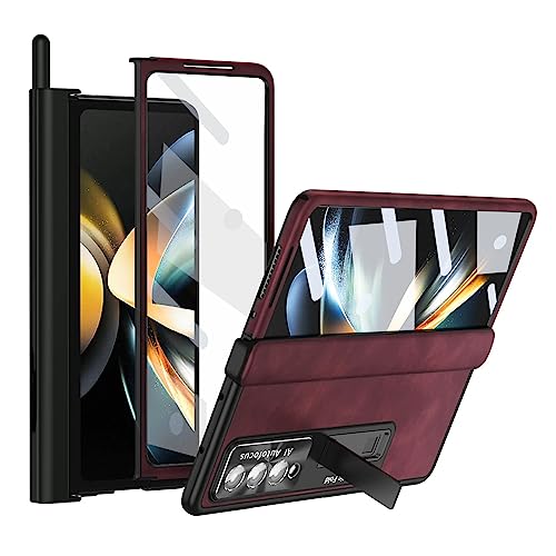 Étui cuir Nappa Samsung Galaxy Z Fold 3 5G anti-choc pour protéger l'écran