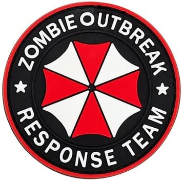 Zombie Outbreak Response Team PVC Militar Tactical Moral Parche Emblema Parche Parche Parche de Parches de Gancho para Ropa Mochila Accesorios Color
