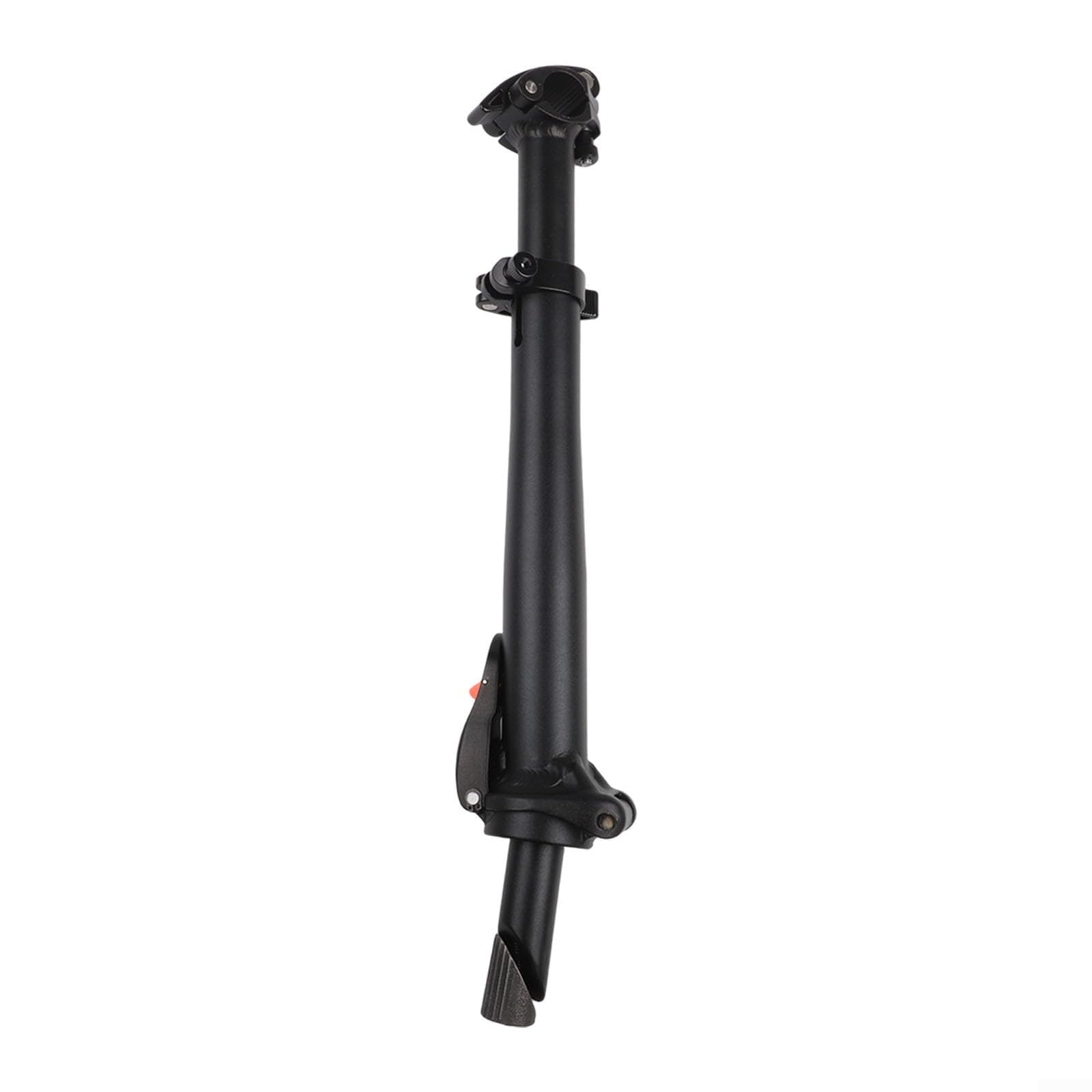 Manubrio pieghevole in lega di alluminio per bicicletta, a sgancio rapido, regolabile, per bici elettrica e scooter, estensore per forcella anteriore leggera, nero argento (nero A)