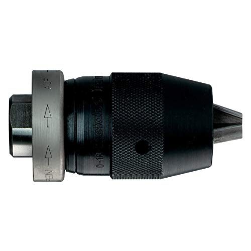 metabo Schnellspannbohrfutter 13 mm 1/2 Zoll schlagbohrfest mit Federspannkraft-Sicherung & doppeltem Staubschutz – schlüssellos für schnellen Werkzeugwechsel – robust für Maschinen mit Rechtslauf