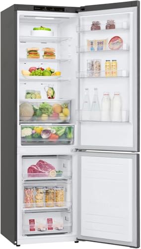Foto von LG GBP62DSNCN1, Klasse C, 384 L, Kühl-/ Gefrierkombination, Frische Features, Kühlschrank mit Gefrierfach und Innendisplay, DoorCooling+, LINEARCooling, 59,5 x 203 x 67,5 cm ꟷ Dark Graphite