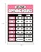 GEEKBEAR Opening Hours Sign Kit (03. Pink) - Colorful Business Hours Sign for Store or Office - Weatherproof and Changeable Hours of Operation Sign
