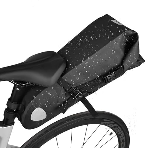 Sac de selle vélo 10L à grande capacité avec organiseur sous selle réfléchissant