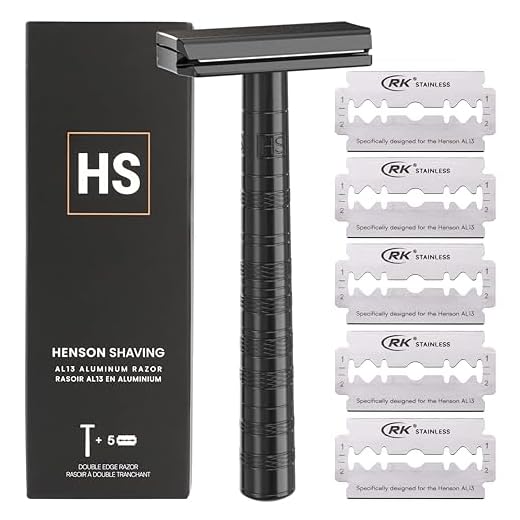 Henson Jet Black Double Edge Razor