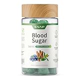 Snap Supplements Blood Sugar Gummies, Support Already Healthy Blood Sugar Levels, Cinnamon Bark and Blueberry Fruit Extract, Green Apple Flavor, 60 Gummies