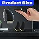 Ptwola 50 Stück Gaming Finger Thumb Sleeves Bequeme Kohlefaser Elasthan Atmungsaktiver Handschuhe Anti-Schweiß Fingerhüllen Daumenhülsen Fingerabdeckung Fingerschutz für alle Touchscreen Spiele