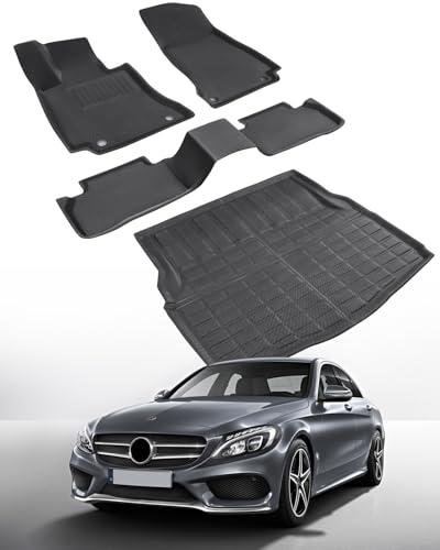 Car Floor Mat for Mercedes-Benz: C Class Accessories 2015 2016