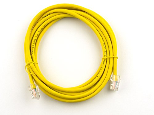 Image of Molex CAT 5 Patch Cable 3ft Yellow PCD-01001-0K (Pack of 5)