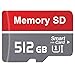 Produktbild Allocat SD Karte 512GB Schnelle Geschwindigkeit Speicherkarte 512GB wasserdichte SD Card Mini SD Karte Hohe Kapazität Memory Card für Smartphone Drohne Tablets Externe Datenspeicher