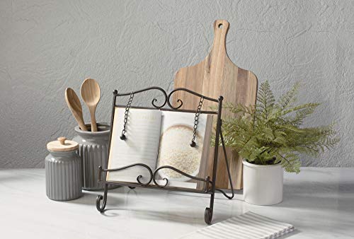 Tripar 58915 Swirl Design Metal Cookbook Stand thumb #2
