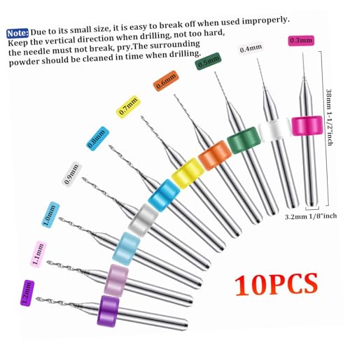 Outil rotatif perceuse à main étau à broches mini forets plastique bois - 4