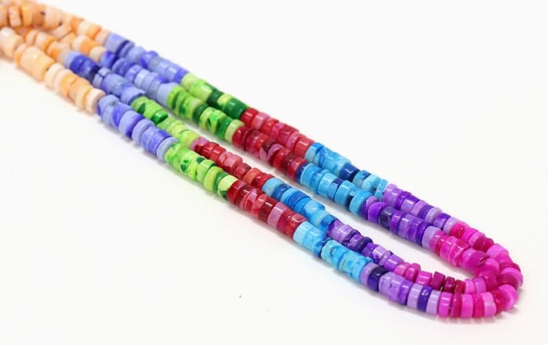 Perles à facettes naturelles 7-9mm pour création de bijoux collier - 4