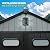 Shaical 6 x 6 FT Outdoor Storage Shed Heavy-Duty Waterproof Resin Garden Shed with Lockable Door, Windows & Vents, Outside Plastic Tool Sheds for Patio Furniture, Lawn Mower, Bike