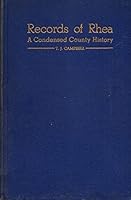 Records of Rhea, a Condensed County History B003BM2E3A Book Cover