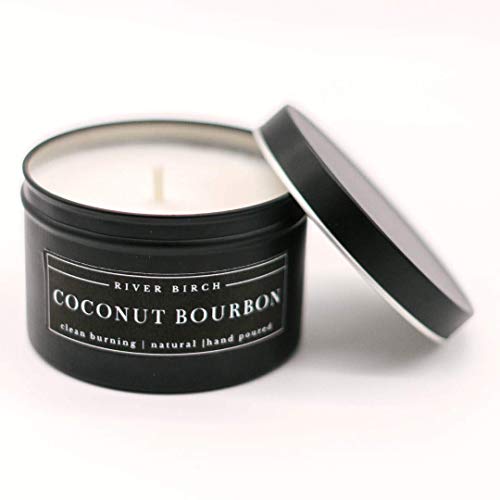 Coconut Bourbon Scented Candle | Incense Scented Candles for Men