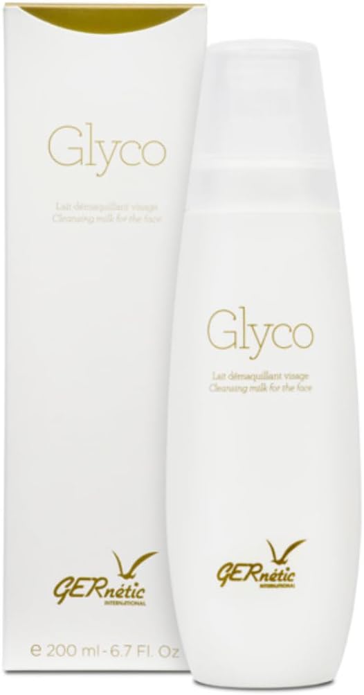 Gernetic Glyco Cleansing Milk, Hydrating Makeup Remover for Face & Neck, for All Skin Types, 200 ml/ 6.7 fl oz
