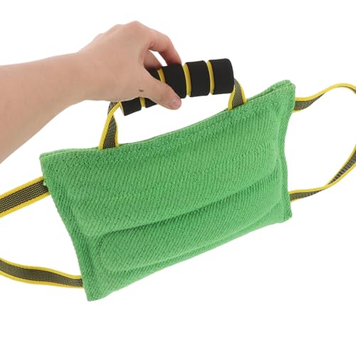 Almohada de mordida para perros Homoyoyo verde con asas 5