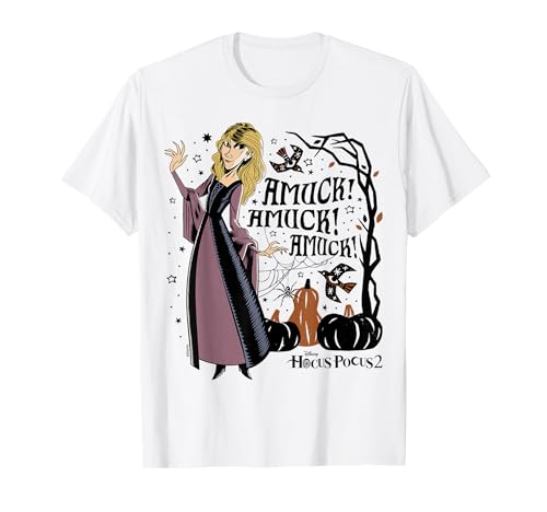 T-shirt Disney Hocus Pocus Amuck Sarah pour raviver vos précieux souvenirs d'enfance