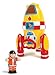 WOW Toys Ronnie The Rocket – Friction Powered Space Rocket with Astronaut & Countdown Sounds | No Batteries, Durable Toddler Toy for Ages 1–5