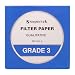 Filter Paper, Qualitative, Grade 3, 90 mm (Diameter) Pack of 100 sheets