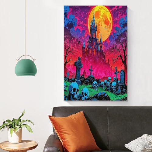 Affiche decoration murale 60x90cm pour habiller un couloir vide avec style