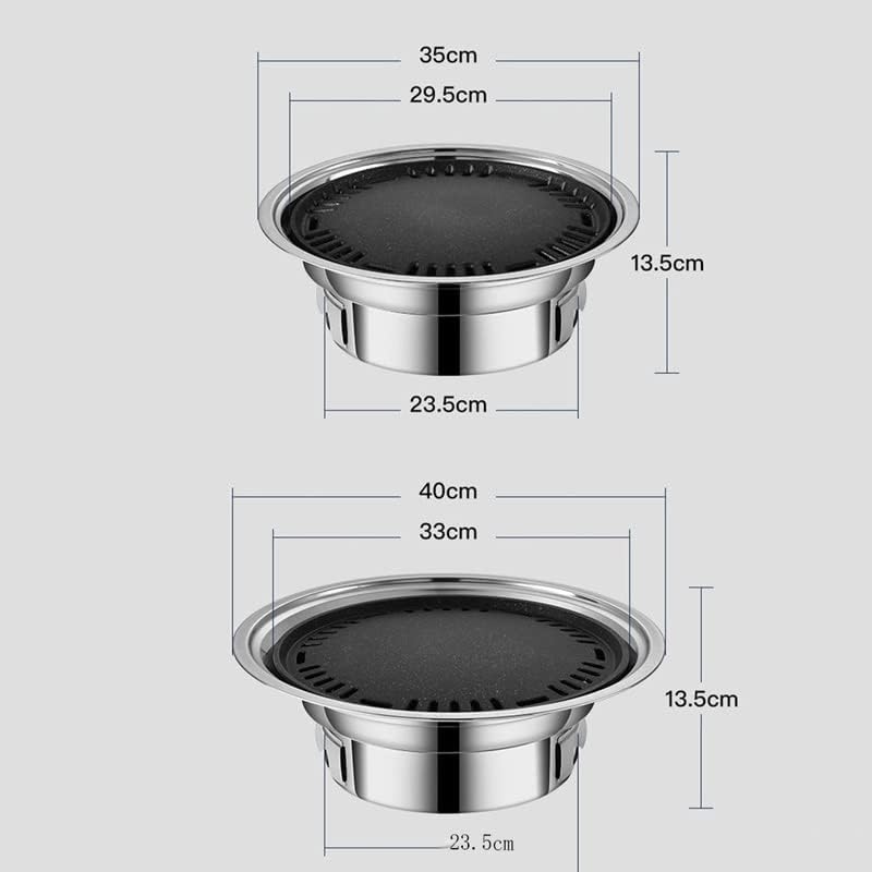 Round-The-Oven Tea Cooking Stainless Steel Barbecue Oven Household Outdoor Camping Oven Portable Barbecue Oven/D/40-23.5-13.5Cm