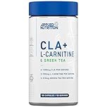 Applied Nutrition CLA + L-Carnitine & Green Tea - Fat Burner for Weight Loss, Energy & Metabolism Support (100 Capsules / 50 Servings)