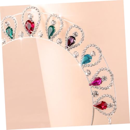 Bandeau de mariée avec pompon en strass idée cadeau pour future mariée