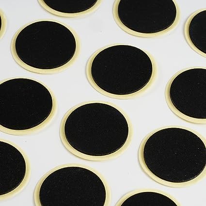 Miniatura 2 de Kit de 20 parches de neumáticos de bicicleta, parche de reparación de bicicleta sin pegamento, parches redondos de tubo de bicicleta, kit de