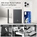 Ultra Slim iPhone Powerbank für Magsafe, Ntaanoo Magnetische Power Bank Induktives Laden 5000mAh, 20W Schnellladung Wireless Externe Handyakkus Kabelloses Akkupack für iPhone 17/16/15/14/13/12 Schwarz