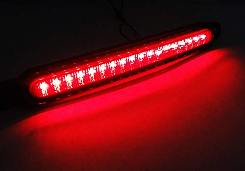 3ème feu stop LED rouge Lancer pour coffre de Mitsubishi Lancer berline et EVO X 2008-2016 - 4