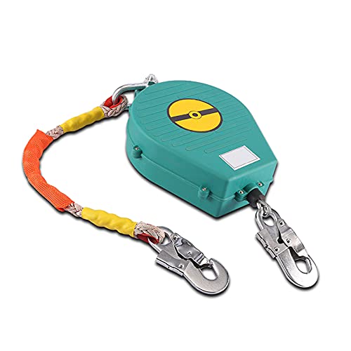 Corde rétractable Lifeline anti-chute pour travaux aériens et escalade en plein air, dispositif de sécurité, capacité de charge 150 kg, disponible en 3 m/5 m/7 m/10 m/15 m