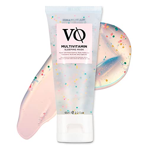 Vitamasques Multivitamin Sleeping Mask Made with Essential Vitamins & Multi-Molecular Hyaluronic Acid for Healthy, Nourished & Hydrated Skin - Vegan, Free from Parabens & Gluten