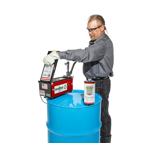 Image of AeroVent 1X Aerosol Can Disposal System with Can Counter (Part #10004700) | Punctures Cans Up to 3 inch Diameter & 9.75 inch Length | Safe2Vent Filter | Heavy-Duty Steel | Compliant in 50 States | Made in USA