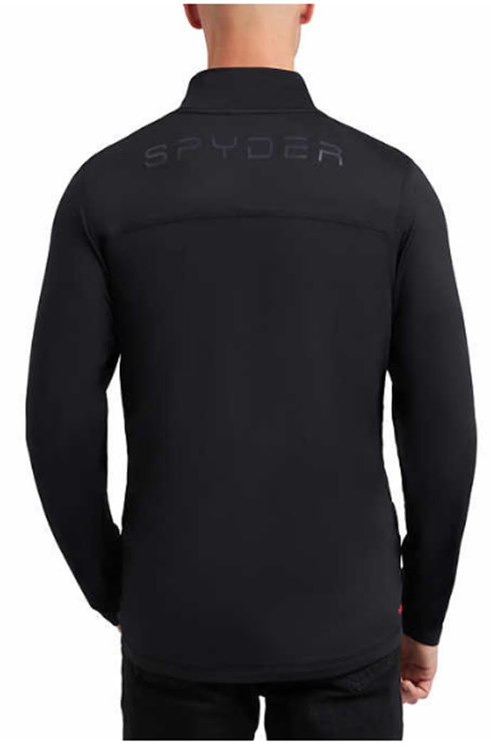 Spyder Męska koszula Active - bluza z długim rękawem i zamkiem błyskawicznym