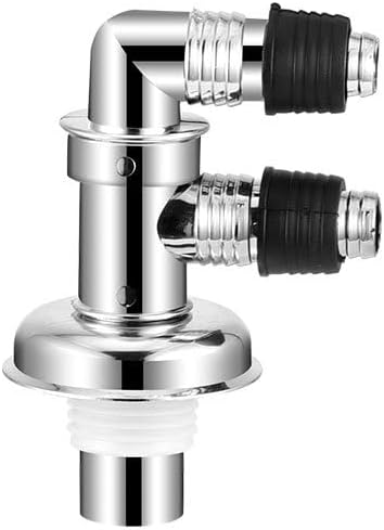 Bathroom Floor Drain Connector | Water Drain Anti Core Overflow Elbow Outlet Pipe Connector for Washing Machine | Backflow Preventer Drainer (F-Shape Coupling)