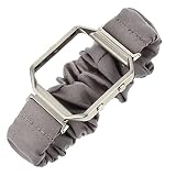 Hemobllo Scrunchie Uhr Band Scrunchy Elastische Smartwatch Band Blau Stoff Tuch Armbanduhr Strap Armband Ersatz mit Rahmen Kompatibel für Fitbit Blaze