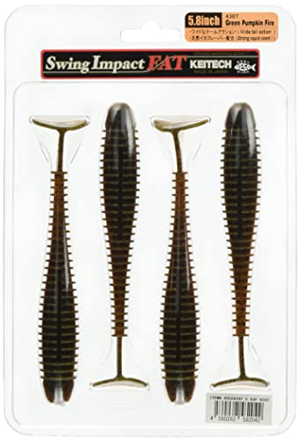 KEITECH ルアー スイングインパクトファット 5.8 438 グリパンファイヤー