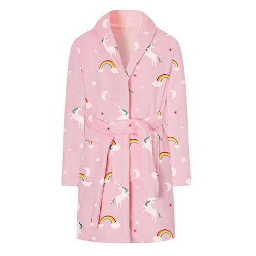 Catálogo para Comprar On-line Albornoces para Niña de esta semana. 47 Umeyda - Albornoces de forro polar mullido con cinturón y bolsillos para niños de 2 a 15 años, Pony Rosa, 13-15 años