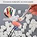 150pcs Soft Nail Sponges for Ombre, with 1 Grabbing Pen & 1 Mixing Spoon Manicure Nail Art Tools and Accessories Supplies for Home DIY & Salon Use
