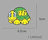 Material de alta resistencia Ecoshirt I4-2D77-QT9W Pegatinas Stickers Tortuga Turtle Rossi Ref: Pd316 Aufkleber Autocollants Adesivi Moto GP Decals Motorcycle