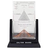 KHZKHC Lavagna di Galton da Scrivania, Dimostrazione Efficace di Leggi Statistiche, Modello di Dimostrazione della Probabilità, Strumento Didattico per Laboratorio di Fisica, con Curva a Campana