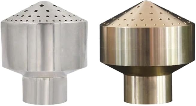 1/4" 1/23/4" 1" 1.5" 2" Thickened Fountain Nozzle Landscape Outdoor Fish Pond Pool Fountain Equipments Fountain Heads Brass 2"