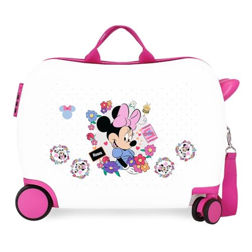 Valise enfant Disney Minnie blanche le cadeau parfait pour voyager