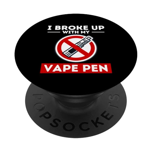 Broke Up With Vape PopSocket Non-Smoking Vape-Free PopGrip