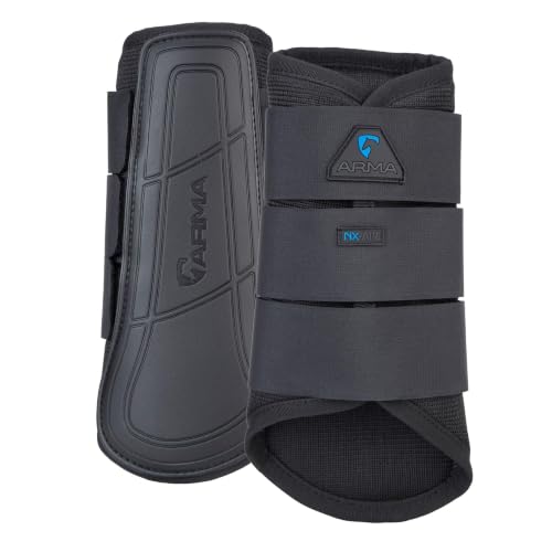 Shires ARMA Air Motion Brushing Boots (Cob, Black)