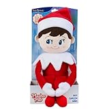 The Elf on the Shelf Plushee Pals - 17-inch The Elf on the Shelf Scout Elf Plush Toys Blue Eyed Boy- Huggable and Lovable Stuffed Elf Plush