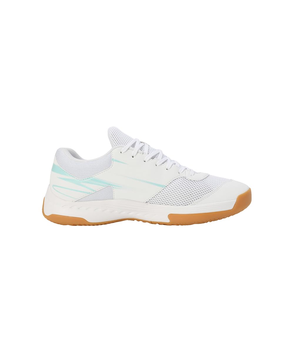 PUMA VARION II, Unisex Hallenturnschuh, Electric Peppermint White-Gum,